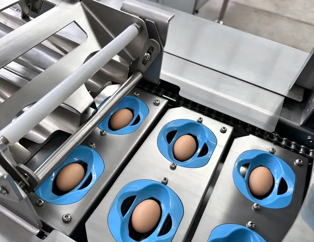 Copas de carga de huevos