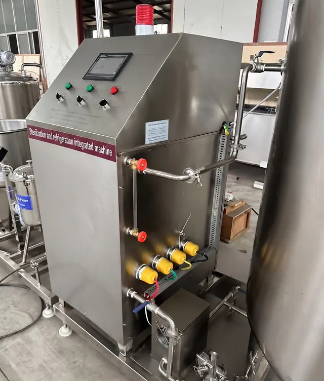 Tablero de control de pasteurización