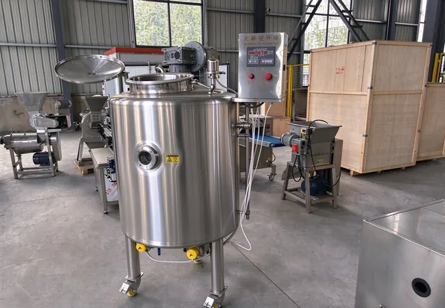 Tanque pasteurizador con camisa