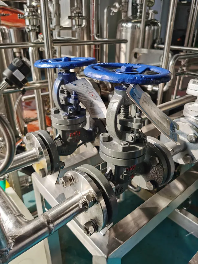 Válvulas de vapor del circuito de calentamiento