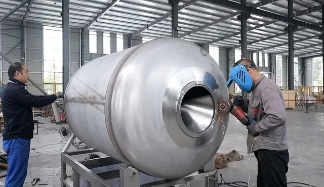 Ensamble y amolado del tanque