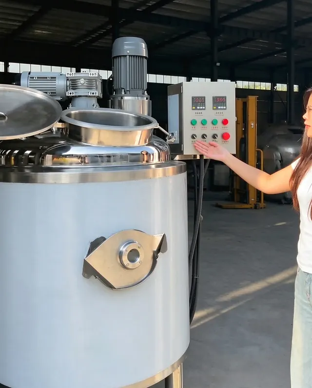 Prueba de un tanque de alto cizallamiento